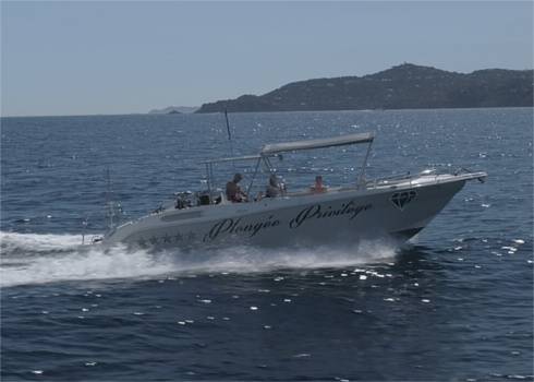 Bateau spacieux pour des sorties de plongée en petit comité à Bormes-les-Mimosas