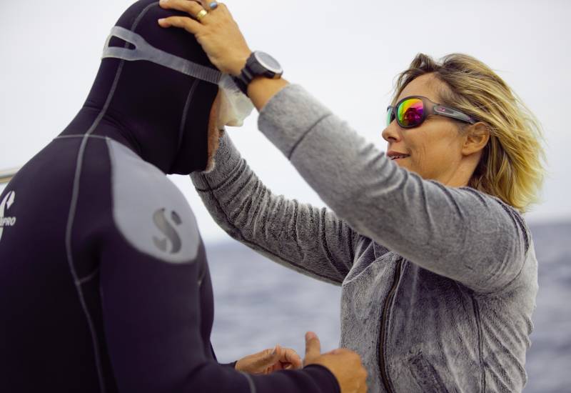 club de plongée à Porquerolles avec moniteur pour débutant